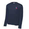 340th Weapons Squadron Long Sleeve Performance T-Shirt - Navy