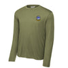 93rd Fighter Squadron Long Sleeve Performance T-Shirt - OD Green