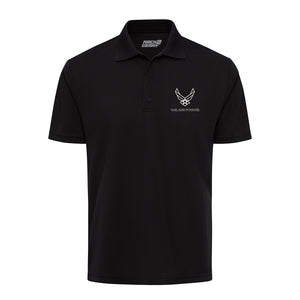 USAF Insignia Blackout Tagline — Black