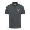 USAF Insignia Blackout Performance Polo - Charcoal