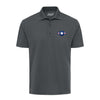 USAF Riveted Roundel Performance Polo - Charcoal