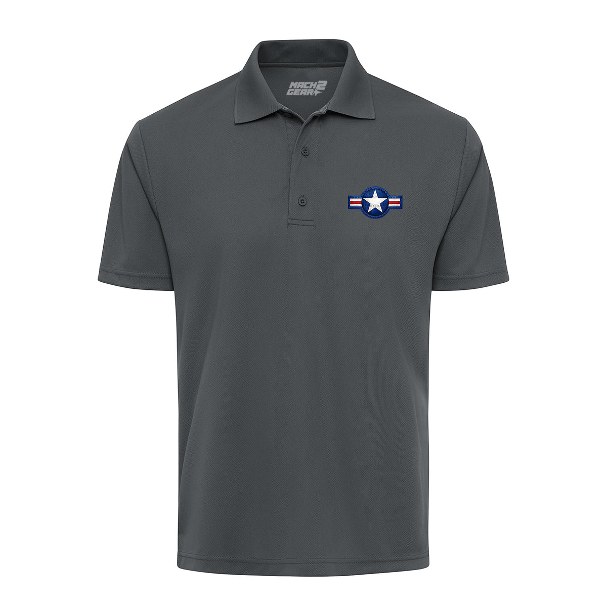 USAF Riveted Roundel — Charcoal