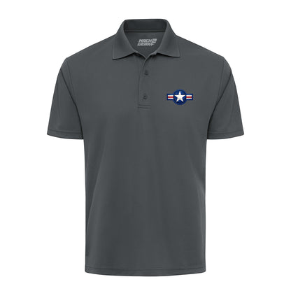USAF Riveted Roundel — Charcoal