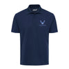 USAF Insignia Tagline Performance Polo - Navy