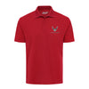 USAF Insignia Blackout Tagline Performance Polo - Red