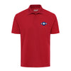 USAF Riveted Roundel Performance Polo - Red