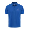 USAF Insignia Tagline Performance Polo - Royal
