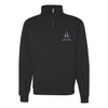 Space Force Vertical Delta Quarter Zip Sweatshirt - Black