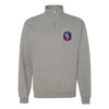 340th Weapons Squadron Quarter Zip Sweatshirt - Heather Grey