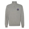 310th Special Operations Squadron Quarter Zip Sweatshirt - Heather Grey