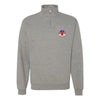 87th Flying Training Squadron Quarter Zip Sweatshirt - Heather Grey
