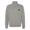 416th Flight Test Squadron Quarter Zip Sweatshirt - Heather Grey