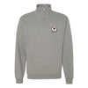 512th Rescue Squadron Quarter Zip Sweatshirt - Heather Grey