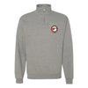93rd Bomb Squadron Quarter Zip Sweatshirt - Heather Grey