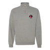 96th Bomb Squadron Quarter Zip Sweatshirt - Heather Grey