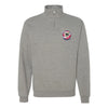 457th Fighter Squadron Quarter Zip Sweatshirt - Heather Grey