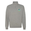 310th Fighter Squadron Quarter Zip Sweatshirt - Heather Grey