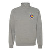 179th Fighter Squadron Quarter Zip Sweatshirt - Heather Grey