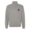 43rd Flying Training Squadron Quarter Zip Sweatshirt - Heather Grey