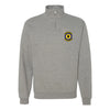 455th Flying Training Squadron Quarter Zip Sweatshirt - Heather Grey