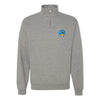 96th Flying Training Squadron Quarter Zip Sweatshirt - Heather Grey