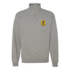 61st Fighter Squadron Quarter Zip Sweatshirt - Heather Grey
