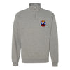 23rd Bomb Squadron Quarter Zip Sweatshirt - Heather Grey