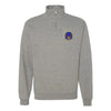 550th Fighter Squadron Quarter Zip Sweatshirt - Heather Grey