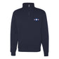 USAF Riveted Roundel Quarter Zip Sweatshirt