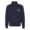 USAF Insignia Quarter Zip Sweatshirt - Navy
