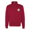 325th Weapons Squadron Quarter Zip Sweatshirt - Red