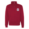 Thunderbirds Crest Quarter Zip Sweatshirt - Red