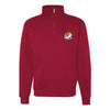 377th Fighter Squadron Quarter Zip Sweatshirt - Red