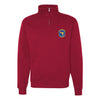 191st Air Refueling Squadron Quarter Zip Sweatshirt - Red