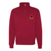 30th Reconnaissance Squadron Quarter Zip Sweatshirt - Red