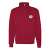 210th Rescue Squadron Quarter Zip Sweatshirt - Red