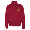 97th Flying Training Squadron Quarter Zip Sweatshirt - Red
