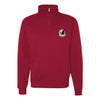 416th Flight Test Squadron Quarter Zip Sweatshirt - Red