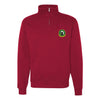 49th Flying Training Squadron Quarter Zip Sweatshirt - Red