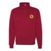 61st Fighter Squadron Quarter Zip Sweatshirt - Red