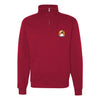 82nd Reconnaissance Squadron Quarter Zip Sweatshirt - Red