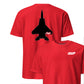 F-15 "Eagle" Stealth Silhouette Front & Back T-Shirt