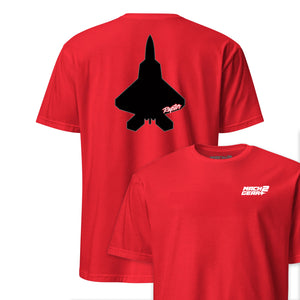 F-22 "Raptor" Stealth Silhouette Front & Back T-Shirt
