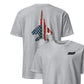 F-15 "Eagle" Rivet Flag Front & Back T-Shirt