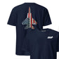 F-15 "Eagle" Rivet Flag Front & Back T-Shirt