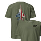 F-15 "Eagle" Rivet Flag Front & Back T-Shirt