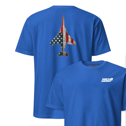 F-4 "Phantom" Rivet Flag Front & Back T-Shirt