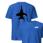 F-18 "Rhino" Stealth Silhouette Front & Back T-Shirt