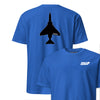 F-4 "Phantom" Stealth Silhouette Front & Back T-Shirt - Royal