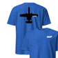 A-10 "Warthog" Stealth Silhouette Front & Back T-Shirt
